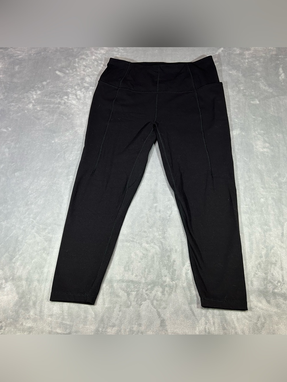 Sweaty Betty Power Leggings Womens Medium Black Cropped Pocket Athletic Yoga-XL